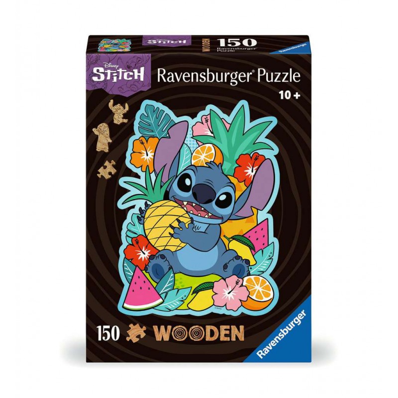 Wooden, Disney Stitch 150 stukjes Ravensburger