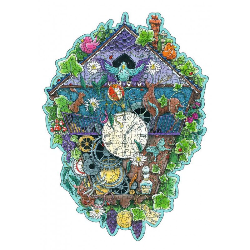 Wooden, Cuckoo clock 300 stukjes Ravensburger puzzel