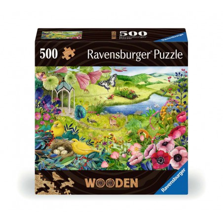 Wooden, Wilde tuin 500 stukjes Ravensburger