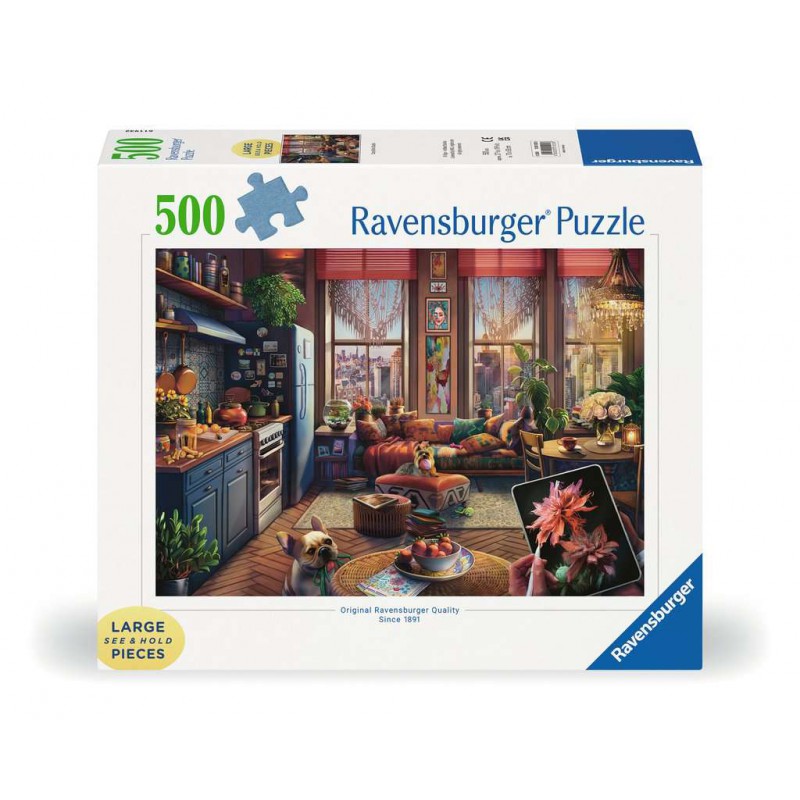 Cozy Boho Studio, 500XL stukjes Ravensburger