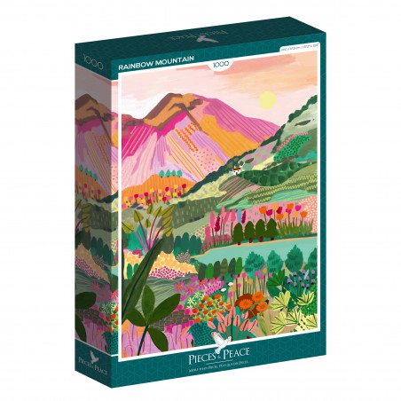 Rainbow mountain, 1000 stukjes Pieces & Peace