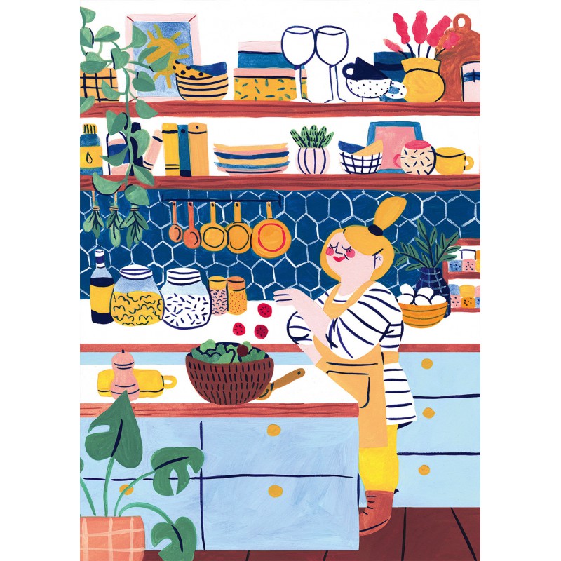 A la cuisine 1000 stukjes Pieces & Peace  puzzel