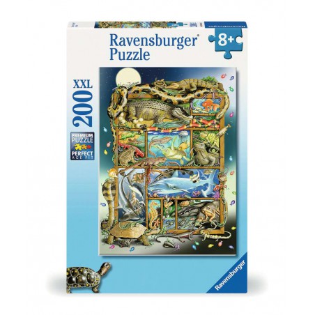 Reptielen in het schap, 200 XL stukjes Ravensburger