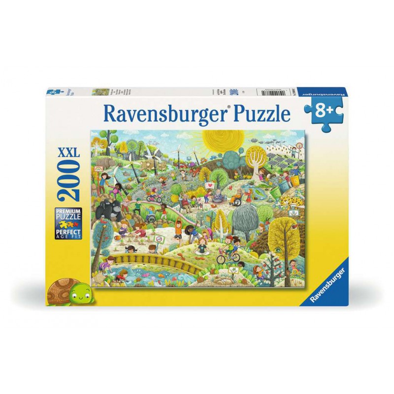 Bescherm de aarde! kinderpuzzel  200 XXL stukjes Ravensburger