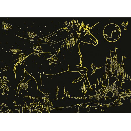 Schitterende eenhoorn met vlinders kinderpuzzel  200 XXL stukjes Ravensburger