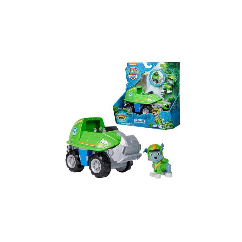 Paw Patrol - Jungle pups deluxe vehicle, Rocky