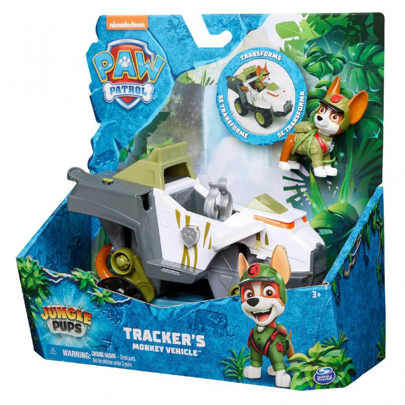 Paw Patrol - Jungle pups deluxe vehicle, Tracker
