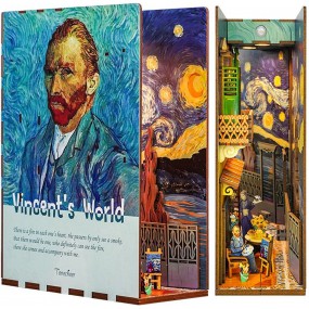 DIY Bookend, Vincent's World, Tonecheer