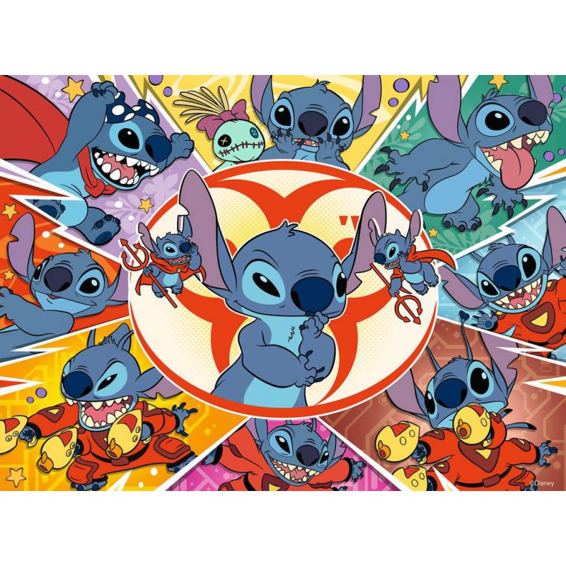 Disney Stitch 100 extra grote  stukjes puzzel Ravensburger