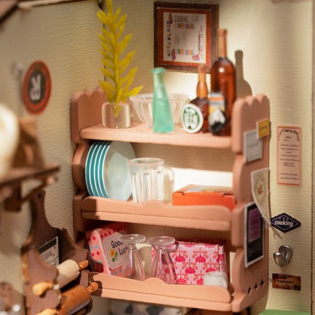 Homey Kitchen, DIY Miniature House, Rolife