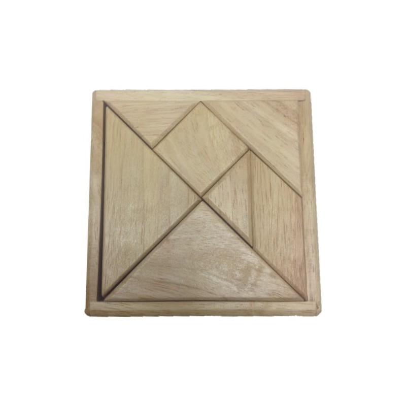 Tangram Rubberwood blank 12cm