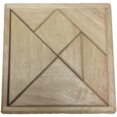 Tangram Rubberwood blank 12cm