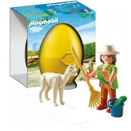 Playmobil - City Life 4944 Dierenverzorger met alpaca