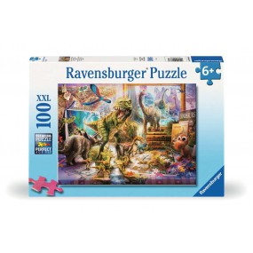 Dino's in de kamer, 100XXL  stukjes Ravensburger