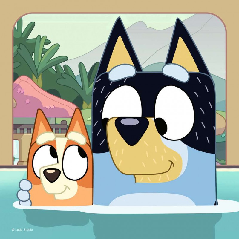 De avonturen van Bluey 49 stukjes puzzel ravensburger