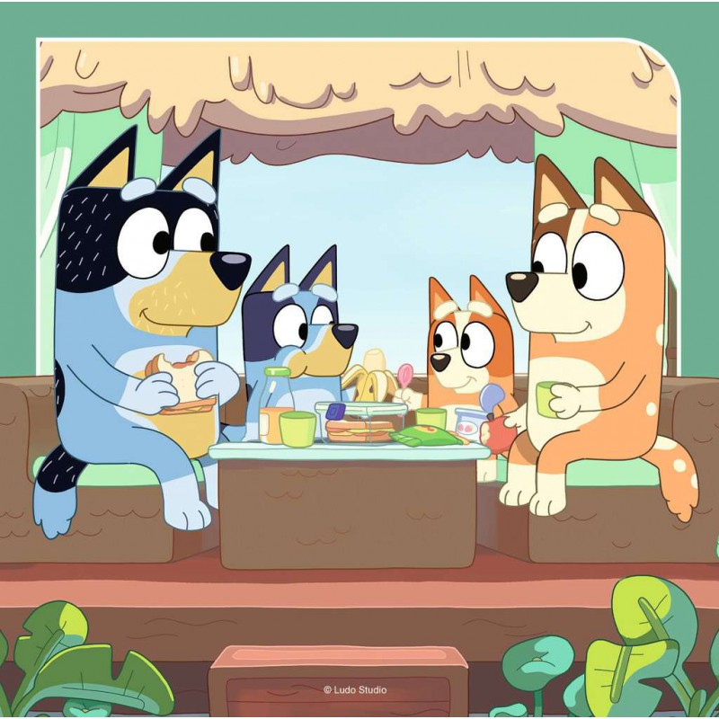 De avonturen van Bluey 49 stukjes puzzel ravensburger