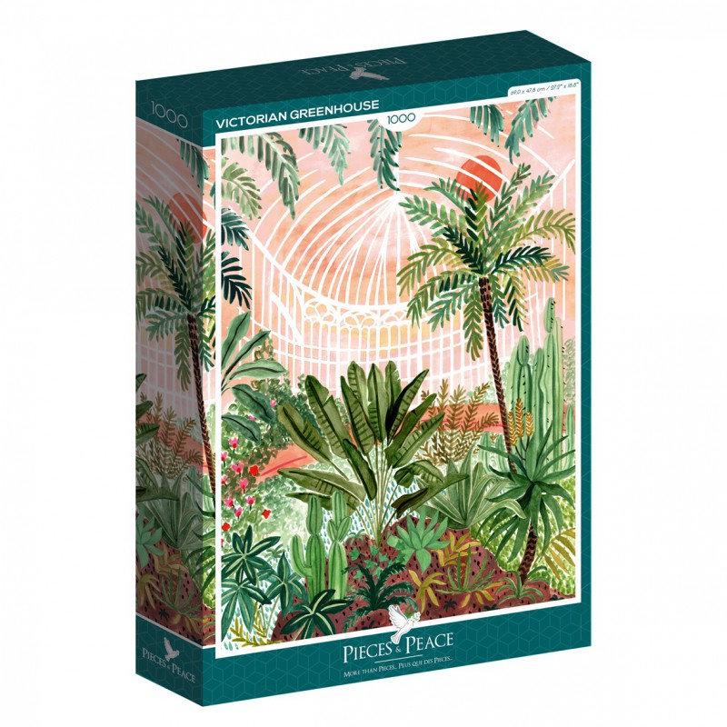 Victorian greenhouse, 1000 stukjes Pieces & Peace