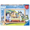 Bluey, feestje met Bluey, 2x24stukjes Ravensburger