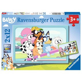Bluey, Plezier met Bluey, 2x12 stukjes Ravensburger