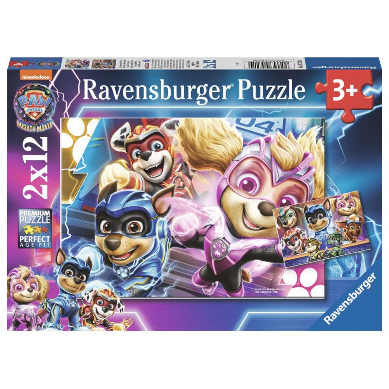 Paw Patrol, Een onoverwinnelijk team, 2x12 stukjes Ravensburger