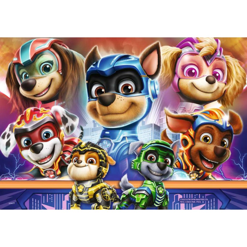 Ravensburger  2x12 kinderpuzzel stukjes Paw Patrol, Een onoverwinnelijk team