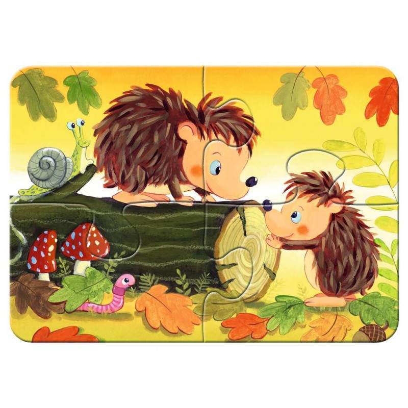 Bosdieren 2+4+6+8 stukjes Ravensburger: My First Puzzles