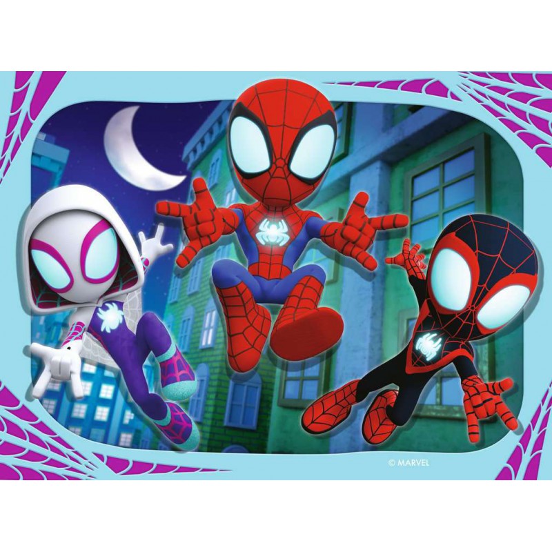 Spidey, it's Spidey time 12+16+20+24 stukjes Ravensburger