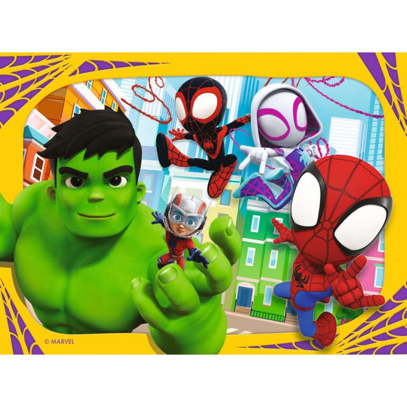 Spidey, it's Spidey time 12+16+20+24 stukjes Ravensburger