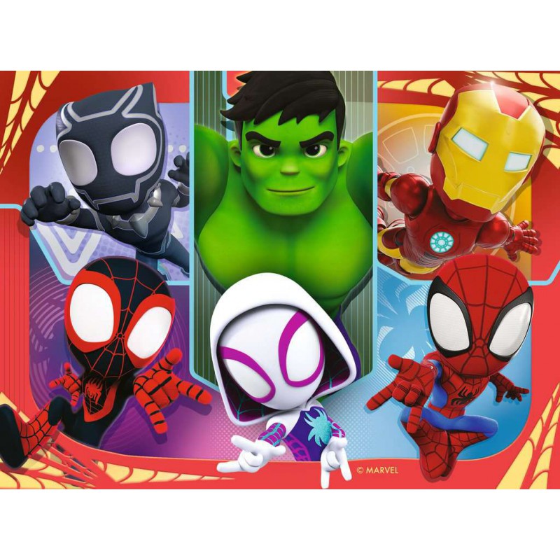 Spidey, it's Spidey time 12+16+20+24 stukjes Ravensburger