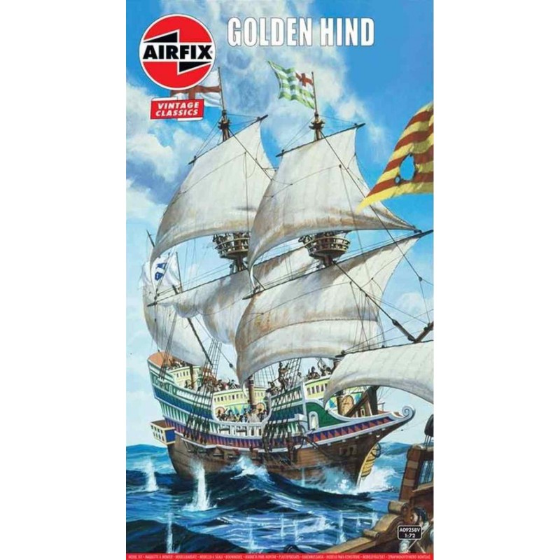 Golden Hind 1:72, Airfix