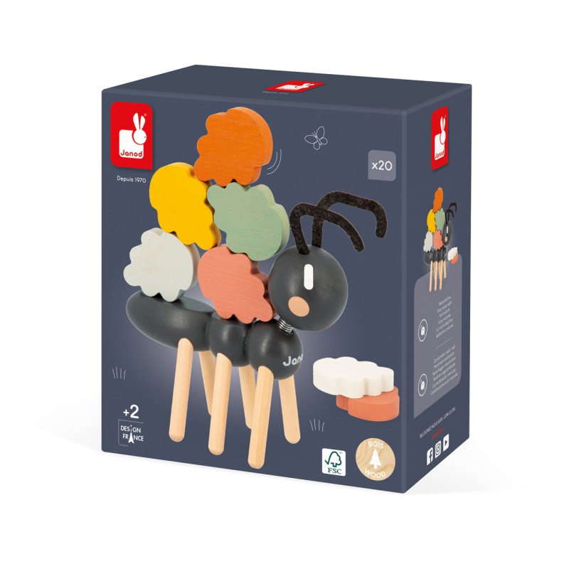 Janod sweet cocoon, Evenwichtsspel mier