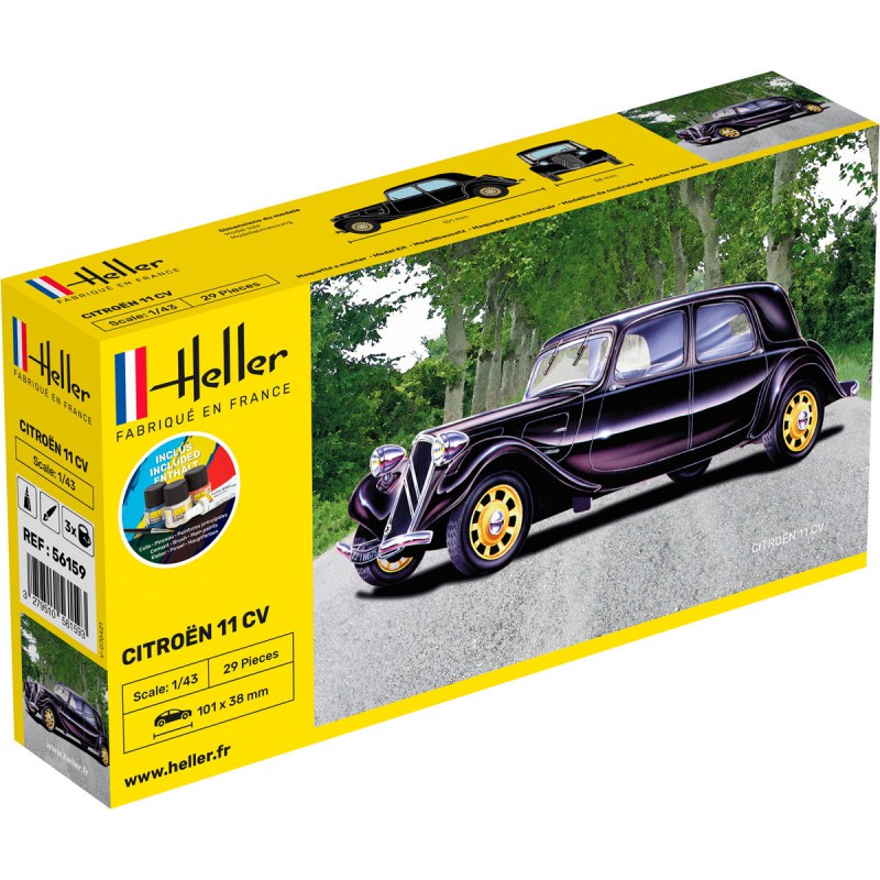 Citroën 11 CV 1:43, Starter Kit, Heller