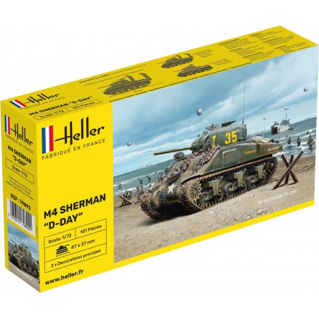 M4 Sherman D-Day 1:72, Heller