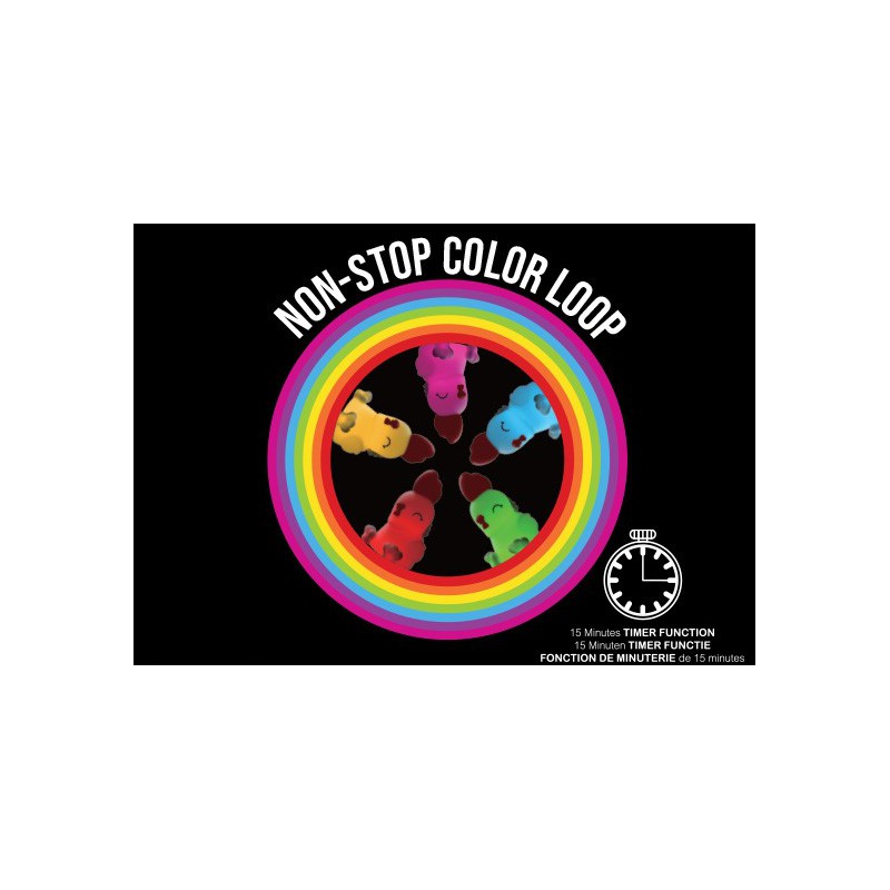 Dhink collection - Nachtlamp haan, kleur veranderd LED