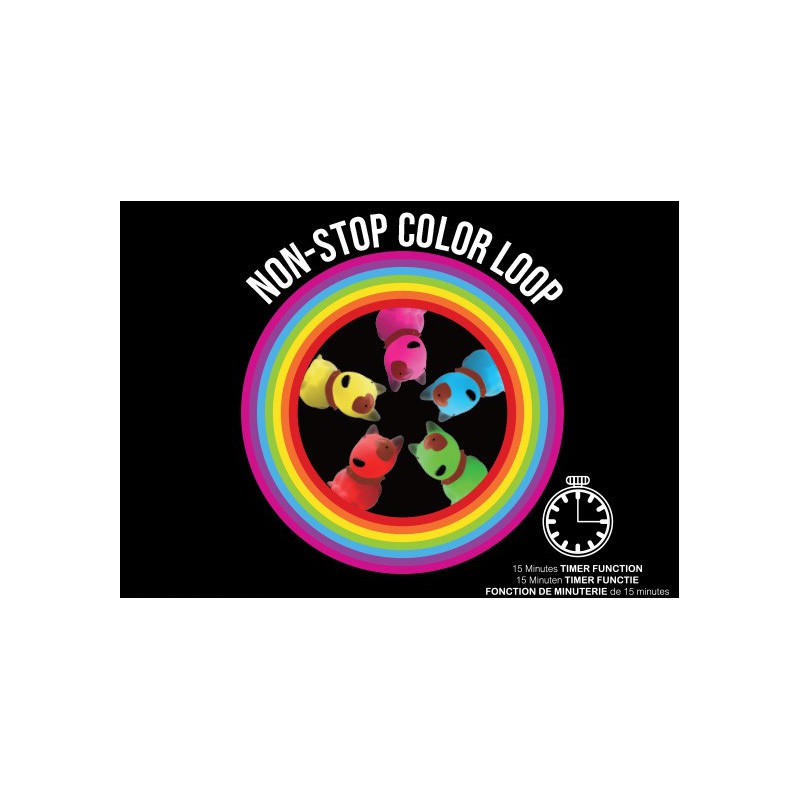 Dhink collection - Nachtlamp hond, kleur veranderd LED