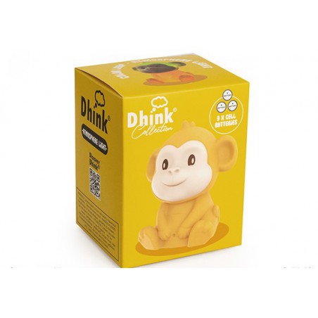Dhink collection - Nachtlamp aap, kleur veranderd LED