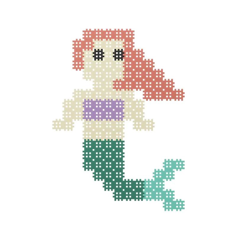 Marioinex, micro waffle mermaid 150st