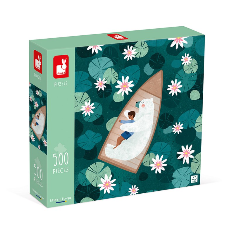 Janod, Kidult puzzel - Waterlelies, 500 stukjes