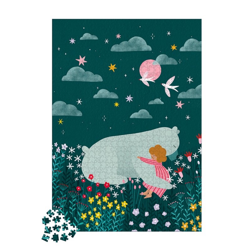 Janod, Kidult puzzel - Vriendschap, 1000 stukjes , 11.2522