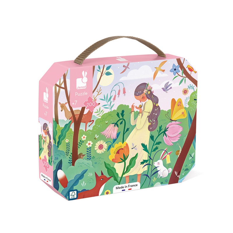 Janod, Moeder natuur, puzzel 200 stukjes, 11.2547