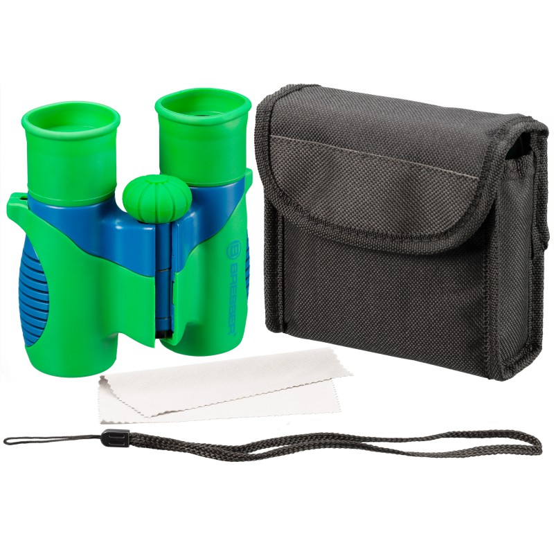 Bresser junior, verrekijker 6x21 groen/blauw