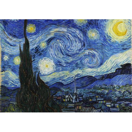 Van Gogh, Starry Night, Grafika puzzel 2000 stukjes