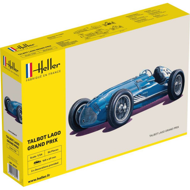 Talbot Lago Grand Prix, 1:24, Heller