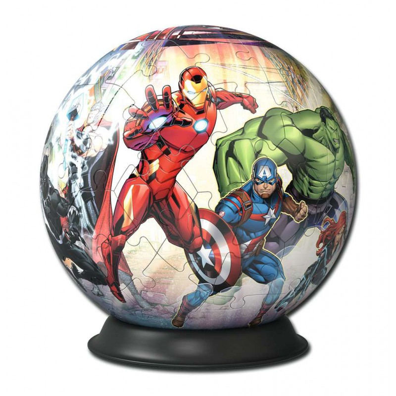 3D puzzelbal, Marvel Avengers, Ravensburger 72 stukjes