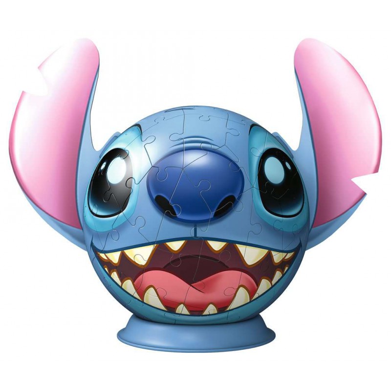 3D puzzelbal, Disney, Stitch, Ravensburger 72 stukjes
