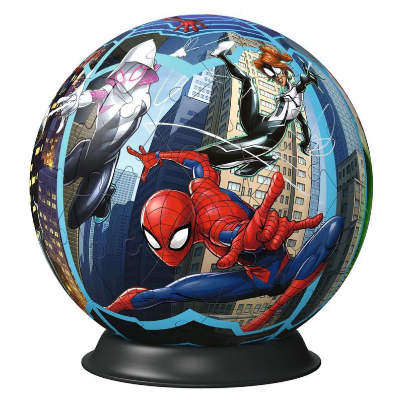 3D puzzelbal, Spiderman, Ravensburger 72 stukjes