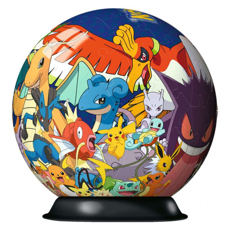3D puzzelbal, Pokémon, Ravensburger 72 stukjes