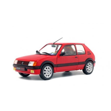 Peugeot 205 GTI 1.9 (Rood) - 1:18 - Solido