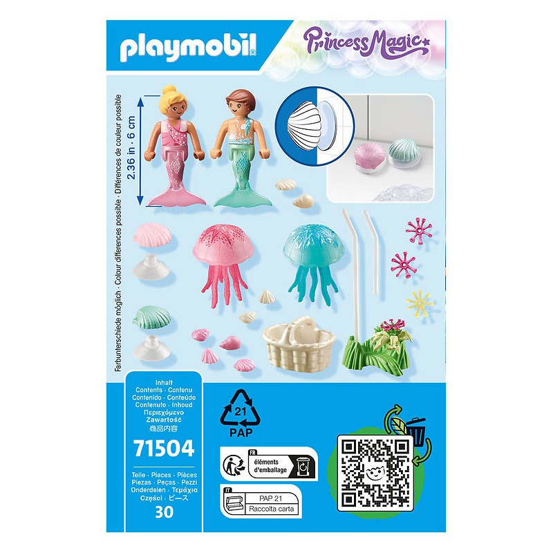 Playmobil - Princess Magic 71504 Zeemeerminkinderen met kwallen