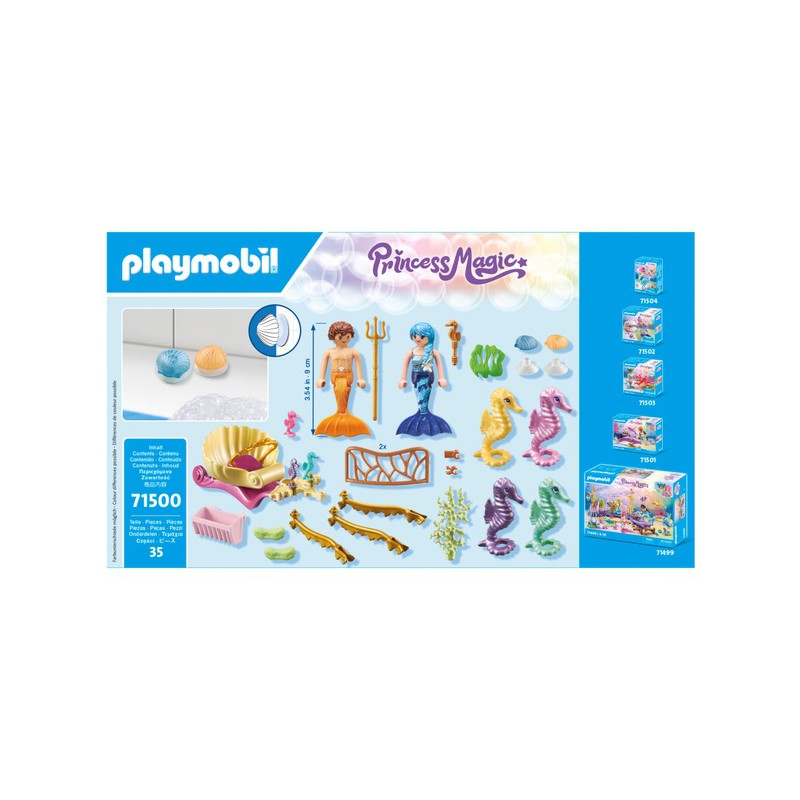 Playmobil - Princess Magic 71500 Zeemeermin zeepaard koets